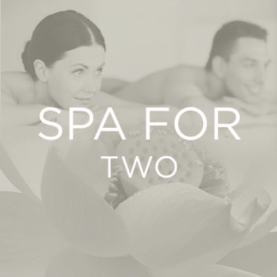 Spa For Two - Price Reflects Two Guests
